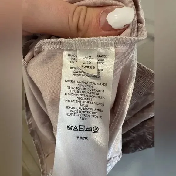 NWOT Anthropologie Jessima Velvet Corset Top Pink XL - Picture 4 of 8